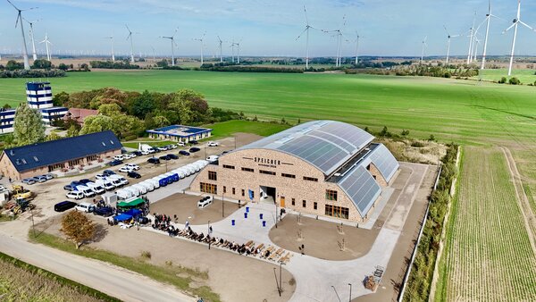 Luftbild Speicher Einweihung